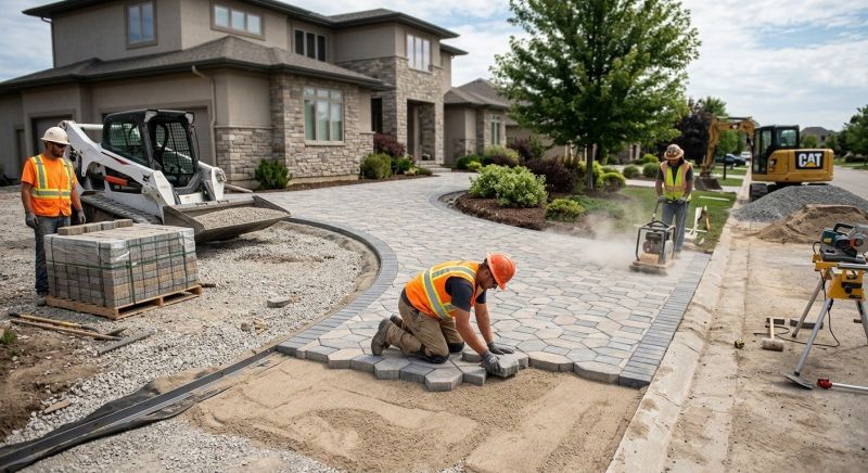 Paver Driveway Construction in Ogden, UT